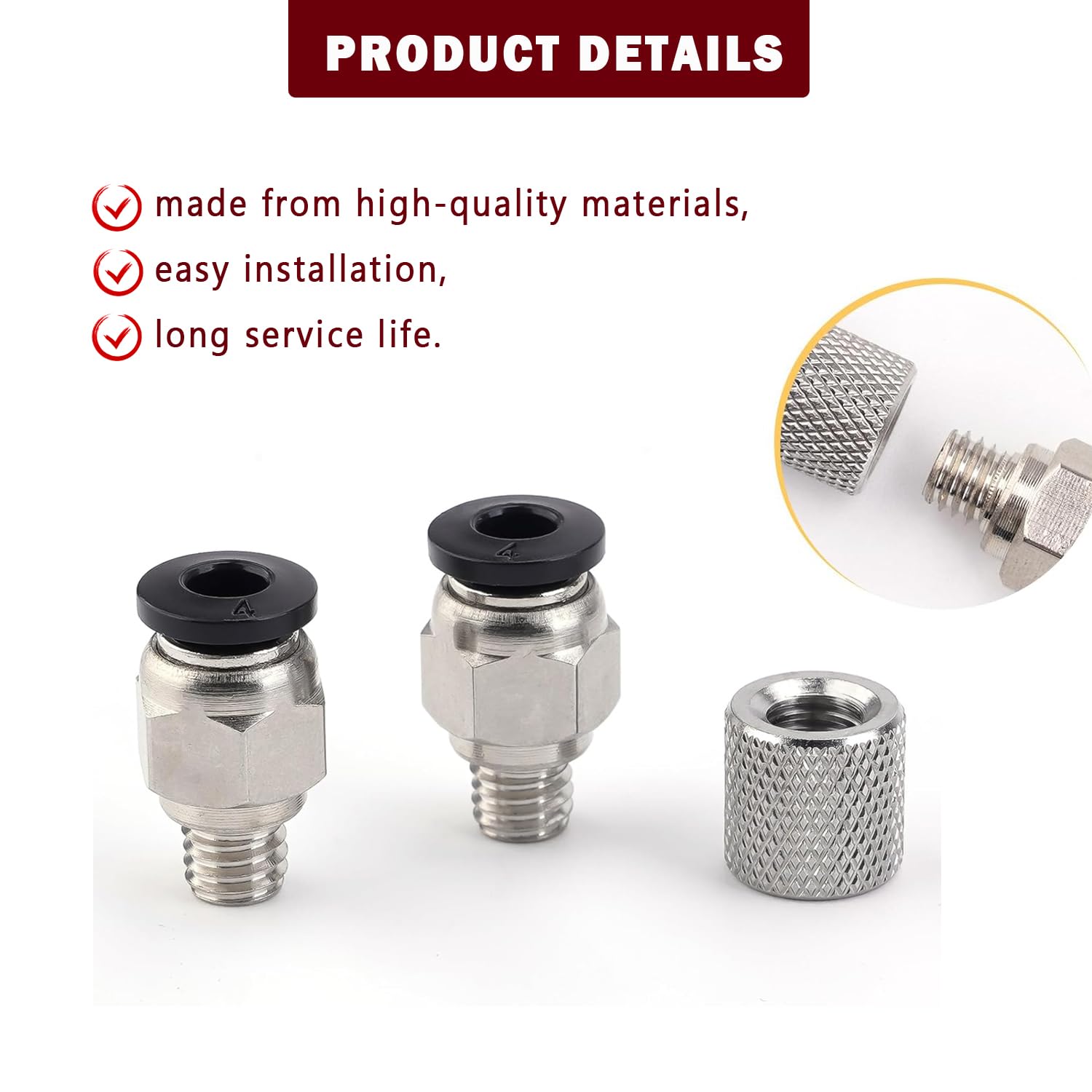 Upgrade PTFE Tube Connector St - Ptfe Tape Thread ulasan dan harga