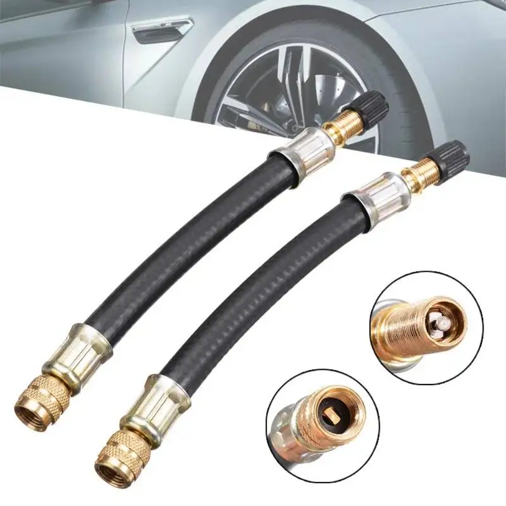 1pc Flexible Rubber Tyre Valve - Flexible Hose Braided ulasan dan harga